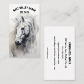Bewerkbare Horse Ranch Visitekaartje (Voorkant / Achterkant)