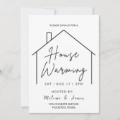 Bewerkbare House Warming Uitnodiging, House Warmin Kaart (Voorkant)