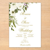 Bewerkbare huwelijksuitnodiging sjabloon (Voorkant)