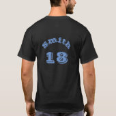 Bewerkbare I Hit Dingers Baseball T-shirt (Achterkant)