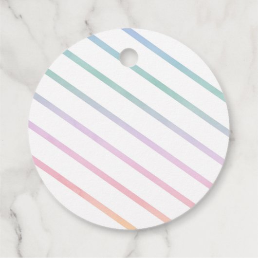 Bewerkbare Ice Cream Bedankt Labels (Achterkant)