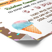 Bewerkbare ijs sociale vergadering leraar flyer poster (Hoek)