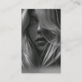 Bewerkbare Influencer Content Creator Silver Visitekaartje (Voorkant)