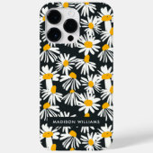 Bewerkbare inscriptie Bloemen Minimalistisch Case- Case-Mate iPhone Case (Achterkant)