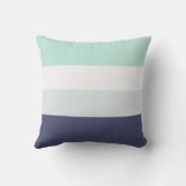 Bewerkbare inscriptie Colorblock Horizontale Stree Kussen (Achterkant)
