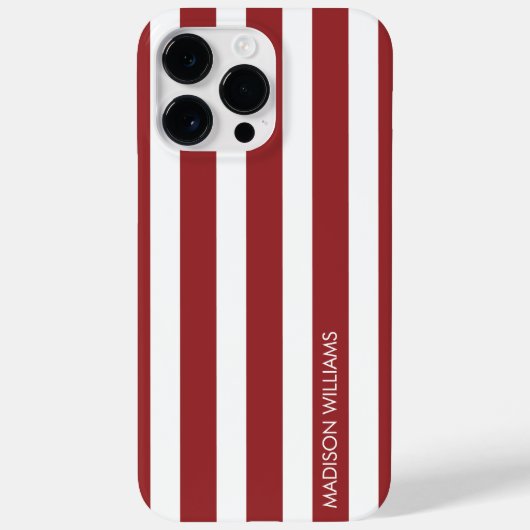 Bewerkbare inscriptie Kleur Minimalistisch   Case-Mate iPhone Case (Achterkant)