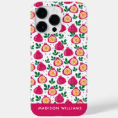 Bewerkbare inscriptie Minimalistisch Case-Mate iPhone Case (Achterkant)