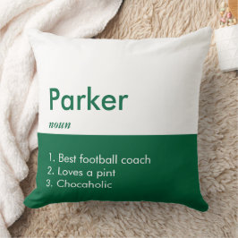 Bewerkbare Inscriptiekleur Gepersonaliseerde naam Kussen