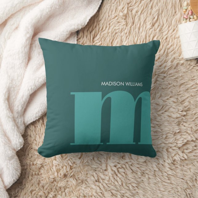 Bewerkbare Inscriptiekleur Gepersonaliseerde naam Kussen (Deken)