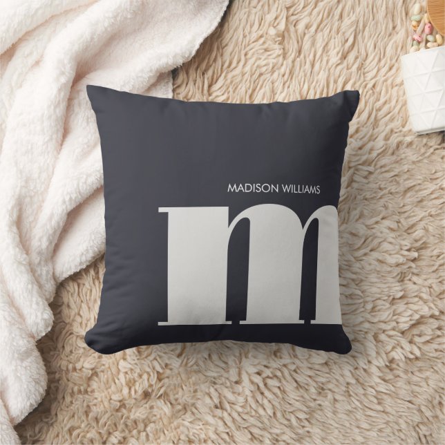 Bewerkbare Inscriptiekleur Gepersonaliseerde naam Kussen (Deken)