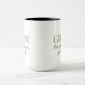 Bewerkbare Inspirerende Citaat Minimalistische Pos Mok (Midden)