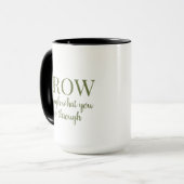 Bewerkbare Inspirerende Citaat Minimalistische Pos Mok (Voorkant links)