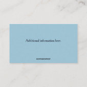 Bewerkbare Ironworks en beveiligingsroosters Visitekaartje (Achterkant)