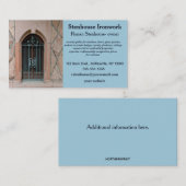 Bewerkbare Ironworks en beveiligingsroosters Visitekaartje (Voorkant / Achterkant)