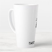 bewerkbare japanse dame latte mok (Linkerhoek)