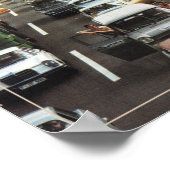 Bewerkbare  jaren 1970 Duitsland Foto Print (Hoek)