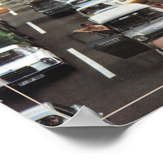 Bewerkbare jaren 1970 Duitsland Foto Print (Hoek)