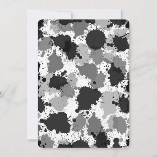 Bewerkbare jongen video game verjaardag kaart (Achterkant)