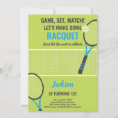 Bewerkbare Jongens of Meisjes Sportfeest Kaart met (Voorkant)