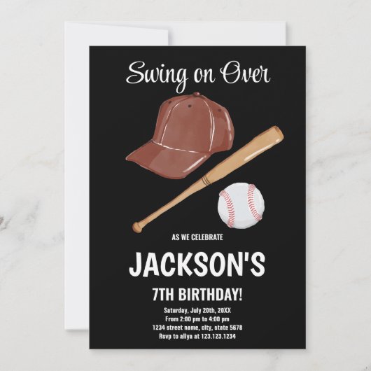 Bewerkbare Jongens Sportfeest Kaart (Voorkant)