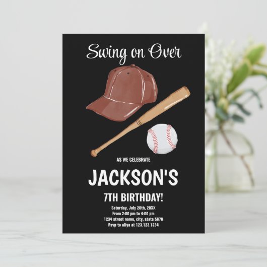 Bewerkbare Jongens Sportfeest Kaart (Staand voorkant)