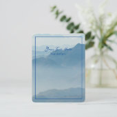 Bewerkbare Kaart voor bergen (Staand voorkant)