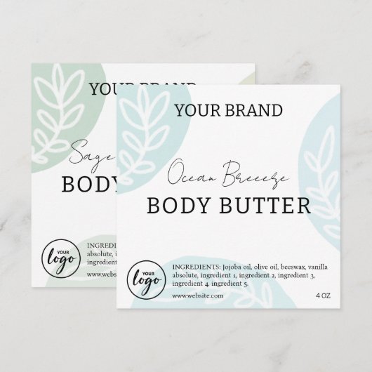 bewerkbare kaartenlabels voor downloads kaart (Voorkant / Achterkant)