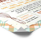Bewerkbare kaneel fondsenwervingsflyer poster (Hoek)
