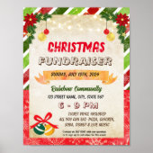 Bewerkbare kerst ornament Fundraiser Flyer Poster (Voorkant)
