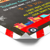 Bewerkbare kerst speelgoed drive Fundraiser Flyer Poster (Hoek)