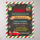 Bewerkbare kerst speelgoed drive Fundraiser Flyer Poster (Voorkant)