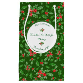 Bewerkbare kerstkoekjesfeest Vrolijk kerstfeest Klein Cadeauzakje