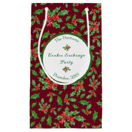 Bewerkbare kerstkoekjesfeest Vrolijk kerstfeest Klein Cadeauzakje