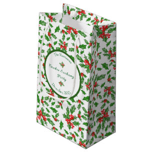 Bewerkbare kerstkoekjesfeest Vrolijk kerstfeest Klein Cadeauzakje