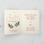 BEWERKBARE  Kerstmis kerst Kaart (Binnen)