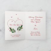 BEWERKBARE  Kerstmis kerst Kaart (Binnen)