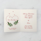 BEWERKBARE  Kerstmis kerst Kaart (Binnen)