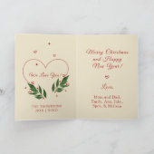 BEWERKBARE  Kerstmis kerst Kaart (Binnen)