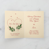 BEWERKBARE  Kerstmis kerst Kaart (Binnen)