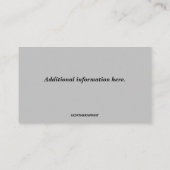 Bewerkbare keuken renovaties visitekaartje (Achterkant)