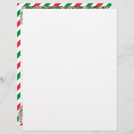 Bewerkbare Kinder kerstkerstwensenlijst (Voorkant / Achterkant)