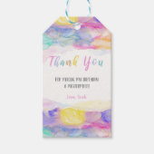 Bewerkbare Kinder kunstpartij geeft de voorkeur aa Cadeaulabel (Voorkant)