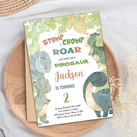 Bewerkbare Kinder partij Kaart met Schattigee T-Re