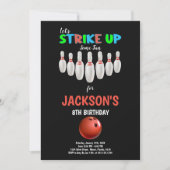 Bewerkbare Kinder Strike Party-uitnodiging Kaart (Voorkant)