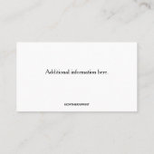 Bewerkbare kinderopvang visitekaartje (Achterkant)