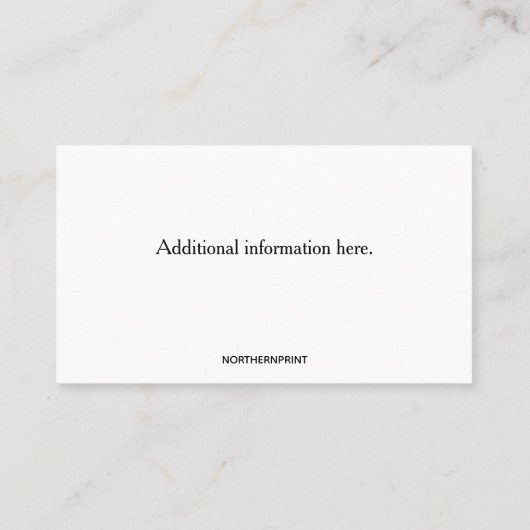 Bewerkbare kinderopvang visitekaartje (Achterkant)