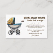 Bewerkbare kinderopvang visitekaartje (Voorkant)