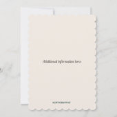 Bewerkbare Kitten en bessen kerstfeest Kaart (Achterkant)