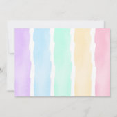 Bewerkbare kleine fee verjaardagsfeestfoto kaart (Achterkant)