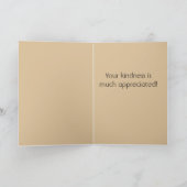 Bewerkbare kleine opmerking over bruin papier kaart (Binnen)